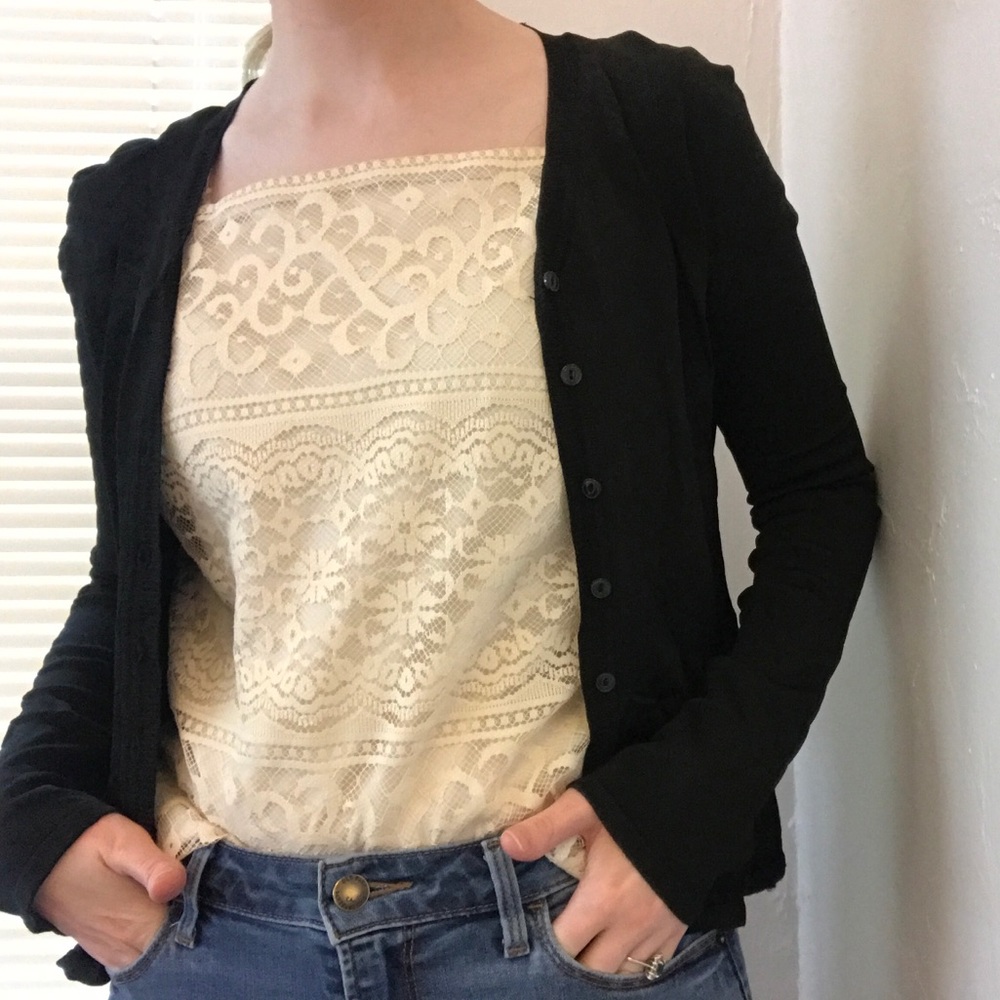 Black Express Cardigan